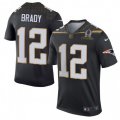 New England Patriots #12 Tom Brady Elite Black Team Irvin 2016 Pro Bowl NFL Jersey