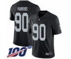 Oakland Raiders #90 Johnathan Hankins Black Team Color Vapor Untouchable Limited Player 100th Season Football Jersey