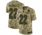 Miami Dolphins #22 T.J. McDonald Limited Camo 2018 Salute to Service Football Jersey