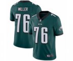 Philadelphia Eagles #76 Shareef Miller Midnight Green Team Color Vapor Untouchable Limited Player Football Jersey