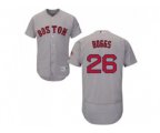 Boston Red Sox #26 Wade Boggs Grey Flexbase Authentic Collection Stitched Baseball Jersey