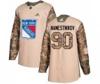 Adidas New York Rangers #90 Vladislav Namestnikov Authentic Camo Veterans Day Practice NHL Jersey