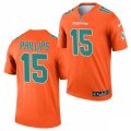 Miami Dolphins #15 Jaelan Phillips Nike Orange 2021 Inverted Legend Jersey