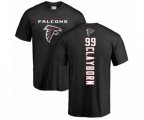 Atlanta Falcons #99 Adrian Clayborn Black Backer T-Shirt