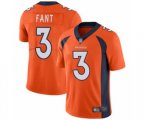 Denver Broncos #3 Drew Lock Orange Team Color Vapor Untouchable Limited Player Football Jersey