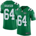 New York Jets #64 Travis Swanson Limited Green Rush Vapor Untouchable NFL Jersey