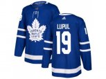 Toronto Maple Leafs #19 Joffrey Lupul Blue Home Authentic Stitched NHL Jersey