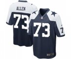 Dallas Cowboys #73 Larry Allen Game Navy Blue Throwback Alternate Football Jersey