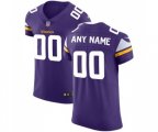 Minnesota Vikings Customized Purple Team Color Vapor Untouchable Elite Player Football Jersey