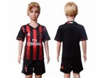 AC Milan Blank Home Kid Soccer Club Jerseys