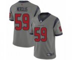 Houston Texans #59 Whitney Mercilus Limited Gray Inverted Legend Football Jersey