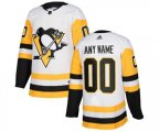 Pittsburgh Penguins Customized Premier White Away NHL Jersey