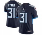 Tennessee Titans #31 Kevin Byard Navy Blue Team Color Vapor Untouchable Limited Player Football Jersey