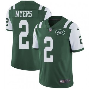 New York Jets #2 Jason Myers Green Team Color Vapor Untouchable Limited Player NFL Jersey