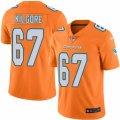 Miami Dolphins #67 Daniel Kilgore Elite Orange Rush Vapor Untouchable NFL Jersey