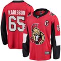 Ottawa Senators #65 Erik Karlsson Fanatics Branded Red Home Breakaway NHL Jersey