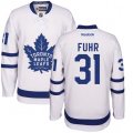 Toronto Maple Leafs #31 Grant Fuhr Authentic White Away NHL Jersey