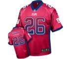 New York Giants #26 Saquon Barkley Elite Red Drift Fashion Football Jersey