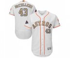 Houston Astros #43 Lance McCullers White 2018 Gold Program Flex Base Authentic Collection MLB Jersey
