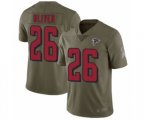 Atlanta Falcons #26 Isaiah Oliver Limited Olive 2017 Salute to Service Football Jersey