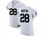 Oakland Raiders #28 Doug Martin White Vapor Untouchable Elite Player Football Jersey