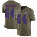 Buffalo Bills #64 Richie Incognito Limited Olive 2017 Salute to Service NFL Jersey