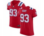 New England Patriots #93 Lawrence Guy Red Alternate Vapor Untouchable Elite Player Football Jersey
