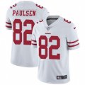San Francisco 49ers #82 Logan Paulsen White Vapor Untouchable Limited Player NFL Jersey