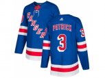 Adidas New York Rangers #3 James Patrick Royal Blue Home Authentic Stitched NHL Jersey