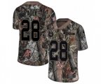 Indianapolis Colts #28 Marshall Faulk Limited Camo Rush Realtree NFL Jersey