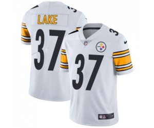 Pittsburgh Steelers #37 Carnell Lake White Vapor Untouchable Limited Player Football Jersey