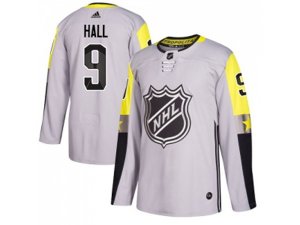 New Jersey Devils #9 Taylor Hall Gray 2018 All-Star Metro Division Authentic Stitched NHL Jersey