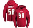 Tampa Bay Buccaneers #58 Shaquil Barrett Red Name & Number Pullover Hoodie