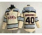 MLB san francisco giants #40 bumgarner cream jerseys[pullover hooded sweatshirt]