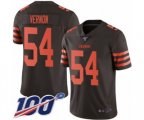 Cleveland Browns #54 Olivier Vernon Limited Brown Rush Vapor Untouchable 100th Season Football Jersey