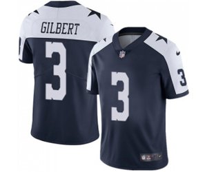 Dallas Cowboys #3 Garrett Gilbert Navy Blue Thanksgiving Men\'s Stitched NFL Vapor Untouchable Limited Throwback Jersey