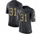 Tampa Bay Buccaneers #31 Jordan Whitehead Limited Black 2016 Salute to Service Football Jersey