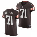 Cleveland Browns #71 Jedrick Wills Jr. Nike Brown Home Vapor Limited Jersey