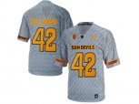 Men's Arizona State Sun Devils Pat Tillman #42 Desert Fuel College Football Jersey - Grey