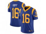 Los Angeles Rams #16 Jared Goff Vapor Untouchable Limited Royal Blue Alternate NFL Jersey