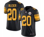 Pittsburgh Steelers #20 Rocky Bleier Limited Black Rush Vapor Untouchable Football Jersey