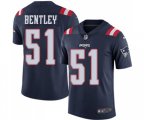 New England Patriots #51 Ja'Whaun Bentley Limited Navy Blue Rush Vapor Untouchable Football Jersey