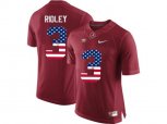 2016 US Flag Fashion Alabama Crimson Tide Calvin Ridley #3 College Football Limited Jersey - Crimson