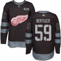 Detroit Red Wings #59 Tyler Bertuzzi Premier Black 1917-2017 100th Anniversary NHL Jersey