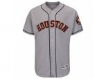 Houston Astros Majestic Road Blank Gray Flex Base Authentic Collection Team Jersey