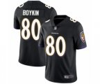 Baltimore Ravens #80 Miles Boykin Black Alternate Vapor Untouchable Limited Player Football Jersey