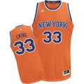 New York Knicks #33 Patrick Ewing Swingman Orange Alternate NBA Jersey