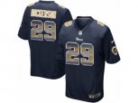 Los Angeles Rams #29 Eric Dickerson Limited Navy Blue Strobe NFL Jersey