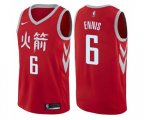 Houston Rockets #6 Tyler Ennis Swingman Red NBA Jersey - City Edition