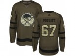 Adidas Buffalo Sabres #67 Benoit Pouliot Green Salute to Service Stitched NHL Jersey